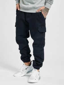 bequeme URBAN CLASSICS Herren Jeans Stretch Reißverschluss Taschen mit Baumwolle Schwarz