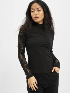 Casual Urban Classics women's stretch sweatshirt, 180 g/m², with cotton, black