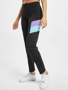 Pantalones elásticos cómodos para mujer de Urban Classics, 250 g/m², color negro.
