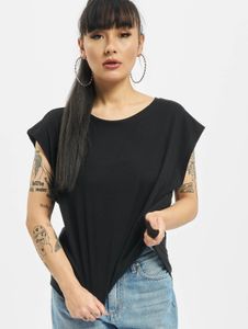 Camiseta de mujer Modern Urban Classics, 140 g/m², algodón, negra