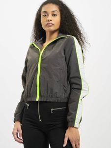 Veste femme Casual Urban Classics, fermeture éclair et poches, 116 g/m², grise