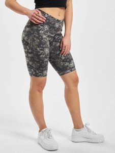 Pantalones cortos casuales Urban Classics para mujer, elásticos, 250 g/m², camuflaje.