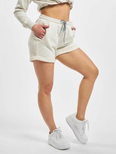Summery Urban Classics women's shorts with drawstring and pockets, 300 g/m² cotton, grey