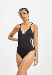 feminines Urban Classics Damen Kleid Stretch 280 g/m² Schwarz