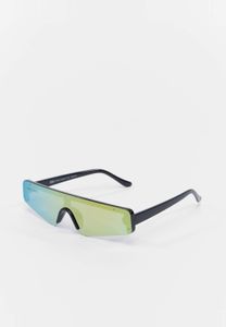Occhiali da sole unisex Urban Classics, neri/bianchi