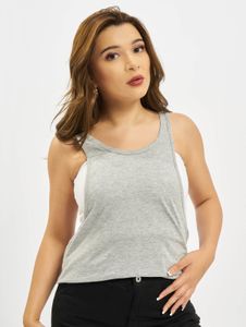 Camiseta cómoda de mujer Urban Classics, 140 g/m², algodón, gris.