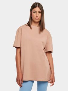 sporty Urban Classics women's oversized T-shirt, 220 g/m², cotton, antique pink