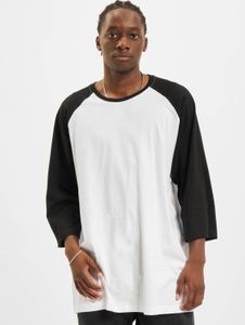 sporty Urban Classics men's T-shirt 200 g/m² with cotton white/black