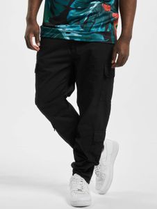 Jeans da uomo URBAN CLASSICS eleganti con tasche con zip, 200 g/m² di cotone, neri