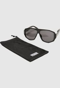 Gafas de sol unisex negras, estilo clásico urbano y a la moda.
