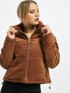Modern Urban Classics women's jacket with zip pockets, 230 g/m² cotton, brown