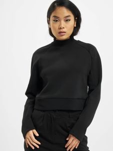 Comfortable URBAN CLASSICS women's stretch sweatshirt, 340 g/m², black