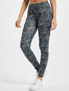 Pantaloni elasticizzati da donna Casual Urban Classics, 200 g/m², nero/bianco