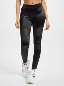 Casual Urban Classics women's trousers, stretch mesh, 240 g/m², black