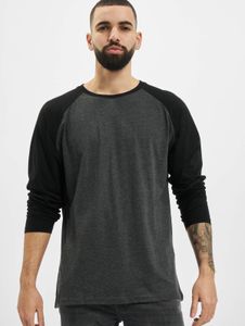 Sudadera Casual Urban Classics para hombre, 140 g/m², algodón, gris/negro