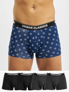 Lightweight Urban Classics men's shorts, stretch slim fit, 160 g/m², cotton, black/anthracite/blue