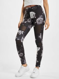 moderne Urban Classics Damen Hose Stretch Mesh 250 g/m² Schwarz