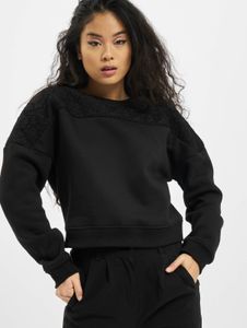 Sudadera oversize para mujer Soft Urban Classics, 300 g/m², algodón, negra