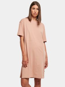 feminine Urban Classics women's dress 180 g/m² with cotton, antique pink