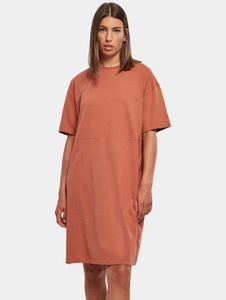 Casual Urban Classics women's oversized T-shirt, 180 g/m², cotton, terracotta orange