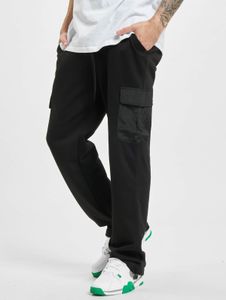 Jeans da uomo casual Urban Classics con coulisse e tasche, 300 g/m² di cotone, neri