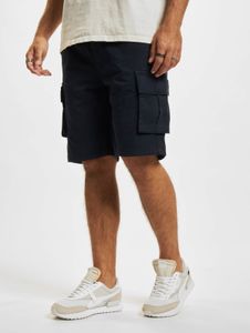 Casual Urban Classics men's shorts with stretch, drawstring, and pockets, made of cotton, navy
