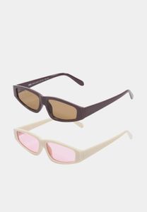 stylische Urban Classics Herren Sonnenbrille Braun/Creme