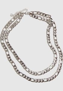 Collar unisex Modern Urban Classics con detalle de cadena plateada