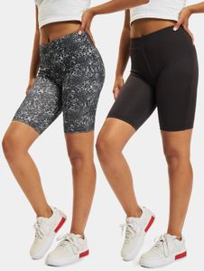 Summer Urban Classics women's shorts, stretch, 200 g/m², black/white
