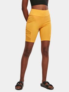 Pantalon femme Urban Classics confortable, coupe slim stretch, 210 g/m², jaune