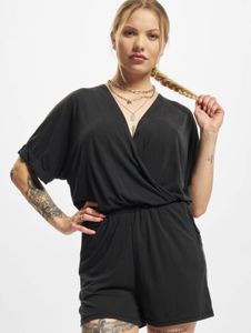 Robe Urban Classics légère pour femme, à poches, coupe oversize, 200 g/m², noire