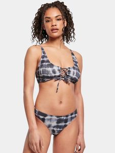 Robe femme Stylish Urban Classics, tissu stretch 190 g/m², noir/blanc