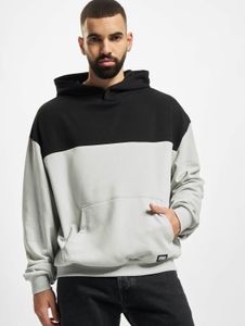 bequemer URBAN CLASSICS Herren Hoodie Kapuze 300 g/m² mit Baumwolle Grau/Schwarz