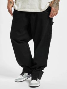 Pantalones vaqueros modernos para hombre de URBAN CLASSICS con bolsillos, algodón de 320 g/m², color negro.