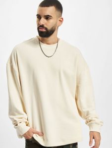 Sudadera casual Urban Classics para hombre con puños acanalados, corte oversize, 305 g/m², color crudo-blanco.