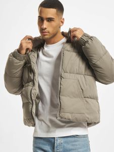 Chaqueta moderna para hombre URBAN CLASSICS con cremalleras, bolsillos, 96 g/m², gris.