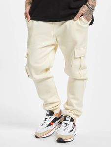 Pantalones vaqueros Casual Urban Classics para hombre con cordón ajustable y bolsillos, algodón de 300 g/m², color crudo-blanco.