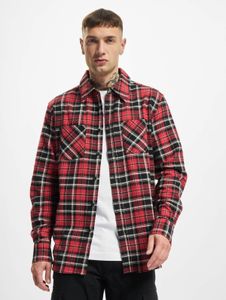 Polo homme Urban Classics confortable, 125 g/m², coton, rouge/noir