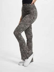Pantalones cómodos de mujer Urban Classics, corte ajustado elástico, 270 g/m², algodón, negro/gris