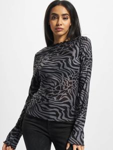Soft Urban Classics women's stretch sweatshirt, 117 g/m², black/grey