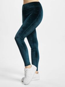 modern URBAN CLASSICS women's trousers stretch 200 g/m² blue