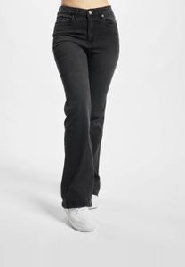 Vaqueros cómodos de Urban Classics para mujer con bolsillos elásticos, acolchados con algodón, color negro.