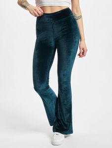 Pantalones cómodos de mujer Urban Classics, elásticos, 200 g/m², color azul.