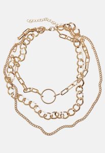 lässiges Urban Classics Unisex Kette Ketten-Detail Gold