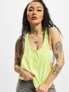 Camiseta cómoda de mujer Urban Classics, 140 g/m², algodón, amarillo neón