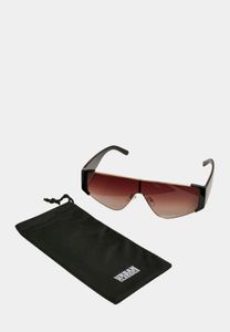 Fashionable Urban Classics unisex sunglasses with drawstring, black