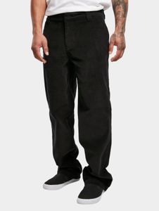 Pantalones vaqueros casuales para hombre URBAN CLASSICS con bolsillos con cremallera, algodón de 280 g/m², color negro.