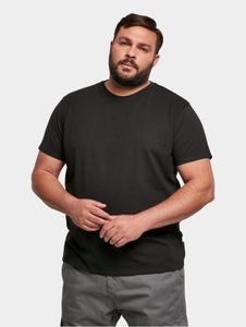 Comfortable Urban Classics men's T-shirt, stretch slim fit, 180 g/m², cotton, black