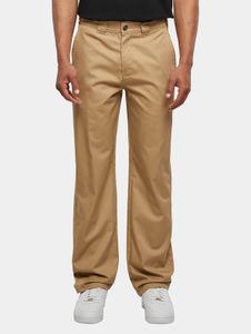 Pantalones vaqueros casuales para hombre URBAN CLASSICS con bolsillos con cremallera, algodón de 240 g/m², color beige.