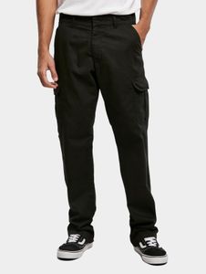 Jean homme URBAN CLASSICS élégant, coupe droite, poches, 320 g/m², coton, noir
